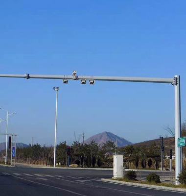 L型八角長臂電(diàn)警杆